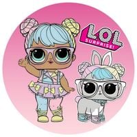 Opłatek na tort LOL Lalki Suprise Postacie