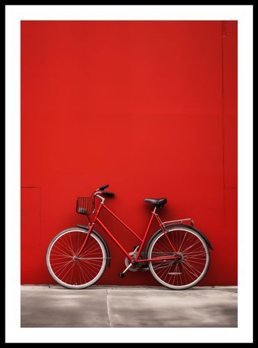 Plakat 42x59,4cm Czerwony Rower na Arena.pl