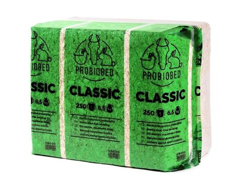 Bezpyłowe trociny ściółka ProBioBED Classic dla gryzoni, koni ODPYLONE 250l na Arena.pl