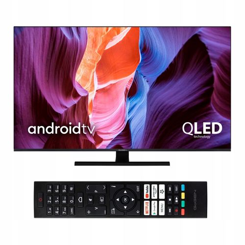 Telewizor SMART Android TV UHD 4K QLED 65 cali WiFi APLIKACJE Netflix na Arena.pl