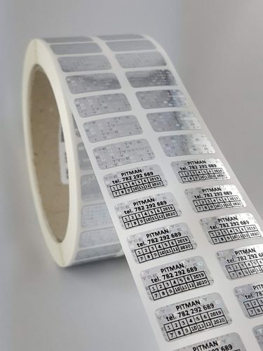 PLOMBA HOLOGRAM SECURITY VOID 20*10 mm - 1000 szt na Arena.pl