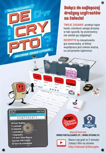 Decrypto Gra słowna dla dzieci i dorosłych szyfrowanie i odgadywanie haseł na Arena.pl