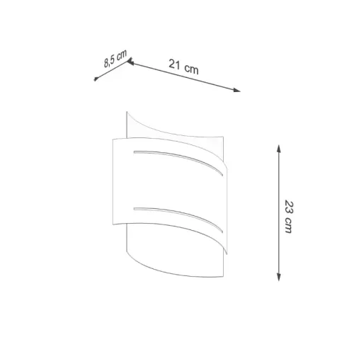 Kinkiet HESTIA czarny na Arena.pl
