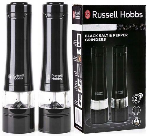 MŁYNKI DO SOLI I PIEPRZU ZESTAW RUSSELL HOBBS 28010-56 2 SZT czarny LED na Arena.pl