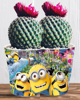 Doniczka do kwiatów/roślin - Minionki i Gru