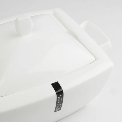 WAZA DO ZUPY BIAŁA 3,8L Z POKRYWKĄ WAZA DO ROSOŁU BARSZCZU BIAŁA na Arena.pl