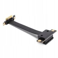 PCIE 1X RISER TAŚMA PRZEDŁUŻACZ PODWÓJNA SIECIOWA 90°
