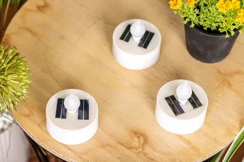 5x Lampa Solarna LED Świeca Tealight Płomień Mała na Arena.pl