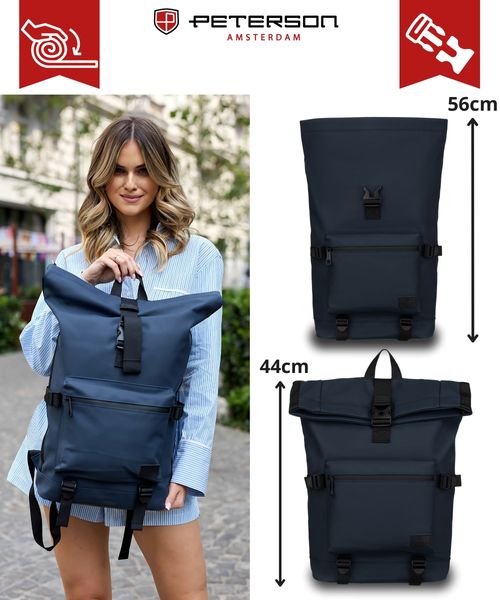 plecak miejski ptn nairobi-9145 blue zdjęcie 6