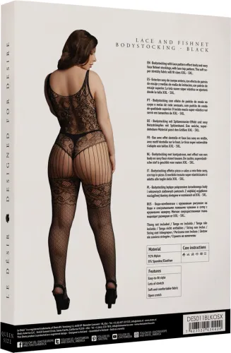 le desir - koronkowe bodystocking plus size na Arena.pl