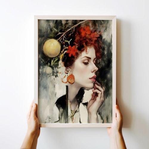 Plakat portret kobiety 30x40 cm na Arena.pl