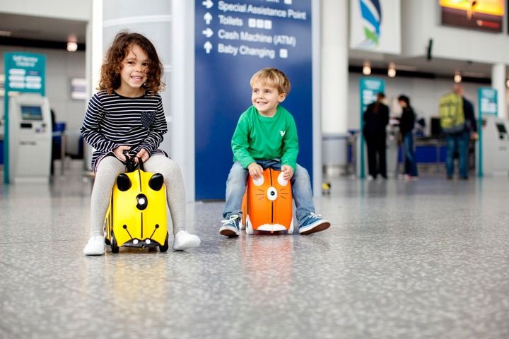 TRUNKI JEŻDŻĄCA WALIZECZKA JEŹDZIK 2w1 WALIZKA DLA DZIECKA zdjęcie 5