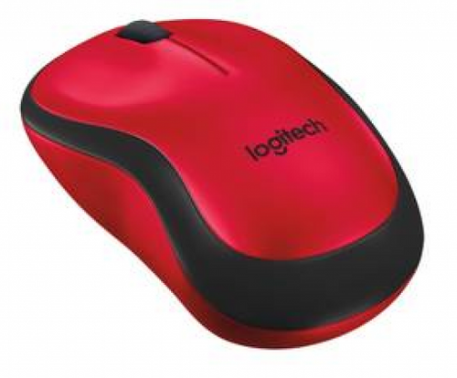 Mysz Logitech Wireless Mouse M220 Silent (910-004880) Czerwona na Arena.pl