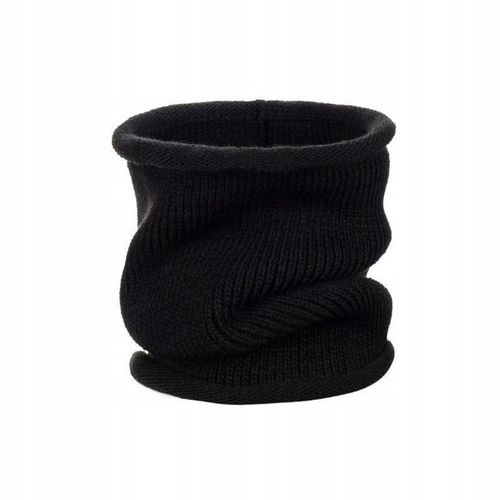 Komplet damski Ander czapka i komin zimowy wełna merino BRIGID BLACK na Arena.pl