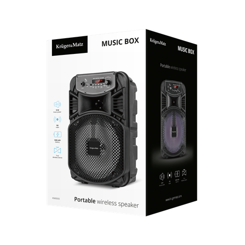 Głośnik Bluetooth LED USB AUX 10W Kruger&Matz na Arena.pl