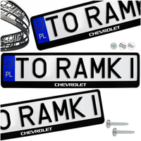 Ramka pod tablice rejestracyjne CHEVROLET 1 szt. napis ramki do tablic
