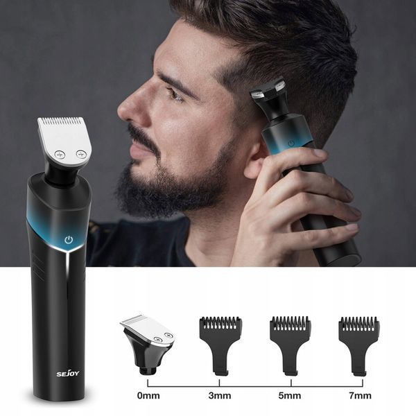 GOLARKA MĘSKA MASZYNKA DO GOLENIA TRYMER DO NOSA 5W1 Z OŚWIETLENIEM LED zdjęcie 2