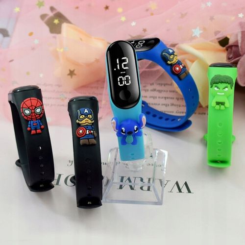 zegarek elektroniczny POKEMONY dziecięcy dla dzieci PIKACHU smartwatch LED na Arena.pl