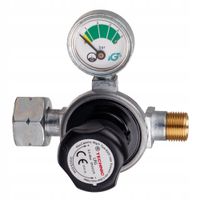 2X Reduktor do Butli Palnika 3/8 Propan Butan LPG Butla 11kg Manometr 0,5-4