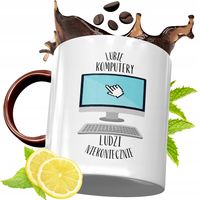 Kubek Bordowy Dla Informatyka Na Urodziny Prezent Z Nadrukiem Ze Zdjęciem
