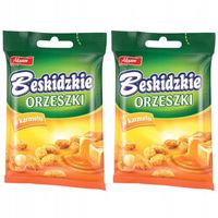 Aksam Beskidzkie Orzeszki w karmelu 100 g x 2 sztuk