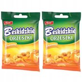 Aksam Beskidzkie Orzeszki w karmelu 100 g x 2 sztuk