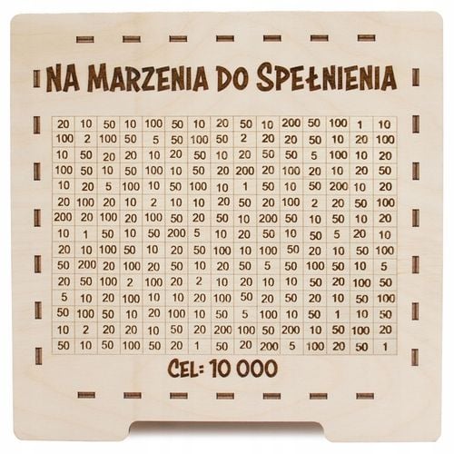 DREWNIANA SKARBONKA WYKREŚLANA PREZENT DOWOLNY NAPIS OSZCZĘDZANIE PIENIĘDZY na Arena.pl