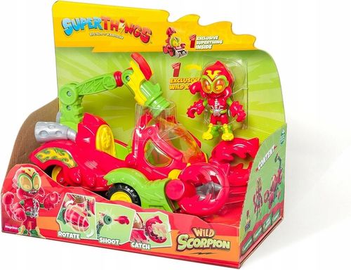 SUPERTHINGS Super Things Zings Zestaw Pojazd Wild Scorpion z Kid Skorpilot na Arena.pl