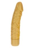 wibrator gold dicker toyjoy złoty silikonowy 20 cm