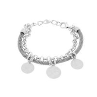 bransoletka z trzema monetami (b15/mon/65ag)