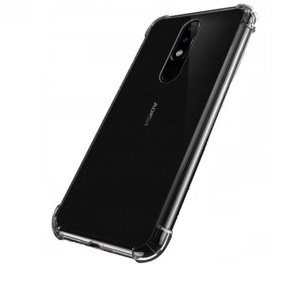 ETUI Ultra Slim Anti-Shock Case do Nokia 5.1+ / 5.1 Plus przezroczysty zdjęcie 1