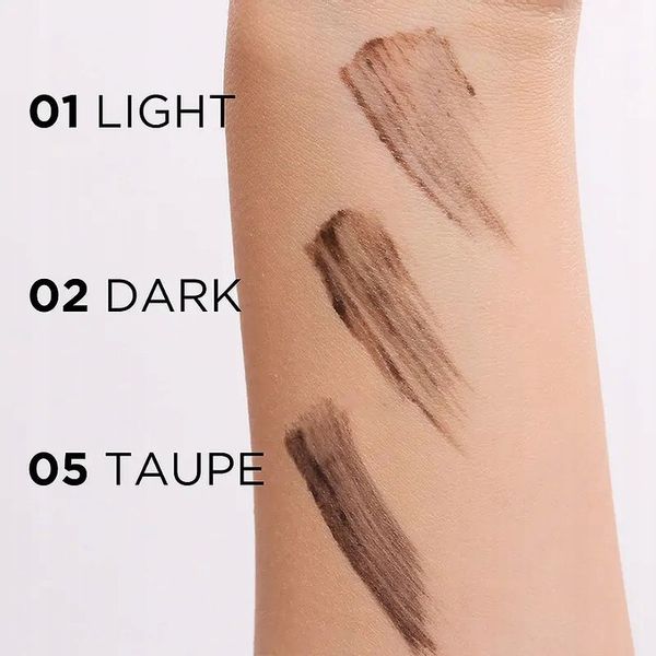 Eveline Mascara Do Brwi 05 Taupe Brow And Go! ze Szczoteczką zdjęcie 2