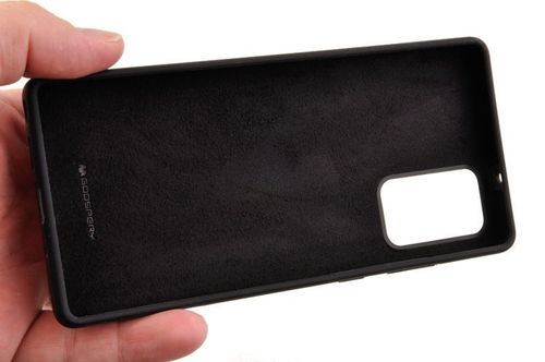 Etui Mercury Goospery Silicone do Samsung Galaxy Note 20 czarny na Arena.pl