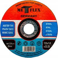 TARCZA DO CIĘCIA METALU TARCZE 125x1,0 MET-FLEX