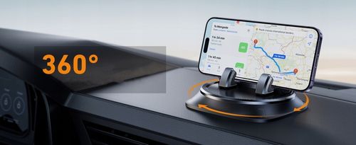 Uchwyt samochodowy obrotowy na deskę, kokpit stabilna podstawka na telefon na Arena.pl