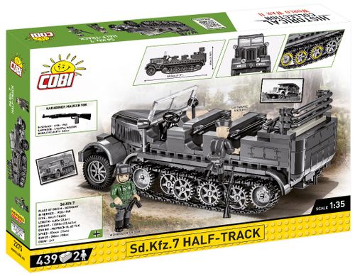 Klocki Historical Collection Sd.kfz. 7 Half-Track na Arena.pl