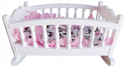 DUŻA KOŁYSKA DLA LALKI LALEK ŁÓŻECZKO + POŚCIEL PL na Arena.pl