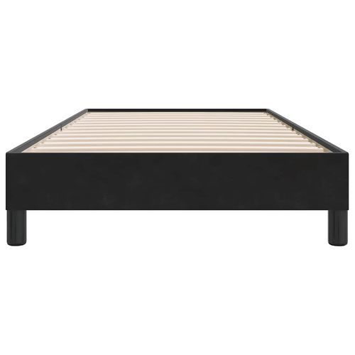 Łóżko Box Spring bez materaca Czarne 100x210 cm Aksamit na Arena.pl