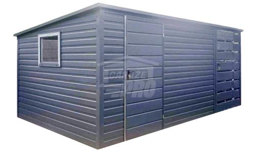 Schowek Domek Ogrodowy 4x2,5 + Wiata 1,5m 2x Drzwi Okno dach spad GP435 na Arena.pl