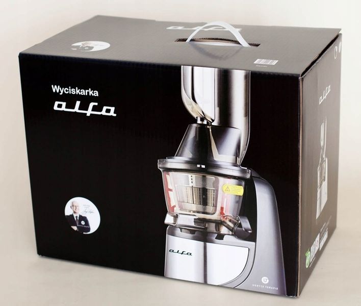 WYCISKARKA WOLNOOBROTOWA GRASS SOKOWIRÓWKA CZARNA MAX DUŻY OTWÓR BERLINGER zdjęcie 10