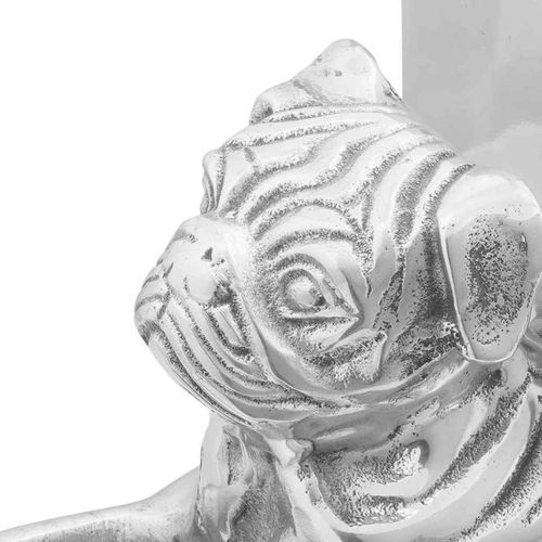 Podpórki do książek 2 pcs Srebrny 12 x 15 x 18 cm Aluminium na Arena.pl