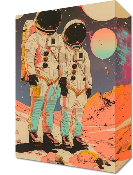 Obraz 20x30cm Astrounauci Kosmonauci zdjęcie 1