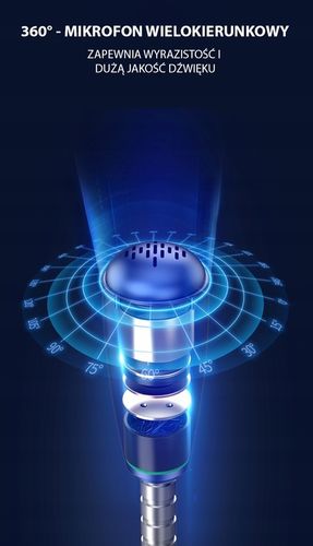 Mikrofon do komputera laptopa LTG FK-1 czarny na Arena.pl