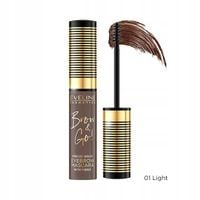 eveline brow&go! maskara do brwi 01 light wodoodporna 6 g