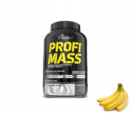 OLIMP PROFI MASS 2500g BIAŁKO GAINER BANAN na Arena.pl