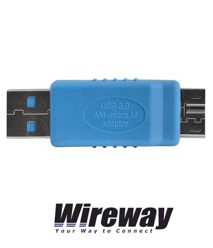 Adapter USB 3.0 typ A - micro USB typ B Wireway WW332203 na Arena.pl