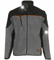 POLAR ROBOCZY KURTKA POLAROWA BLUZA CIEPŁA SOFTSHELL CLASPRO GREY R. XL
