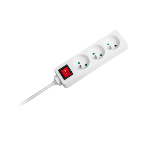 Przedłużacz Rebel 3 Gniazda 3m z Przełącznikiem na Arena.pl