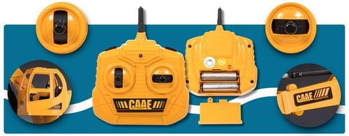 Zdalnie sterowana koparka dla dzieci jeżdżąca plac budowy PILOT Mocna RC na Arena.pl