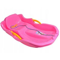 plastikowe sanki z hamulcami speed bob różowe
